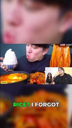 SSSNIPERWOLF'S reaction to the mukbang #reaction #shorts #mukbang