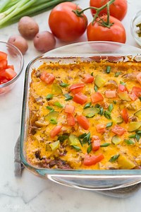Cheeseburger Casserole with Potatoes