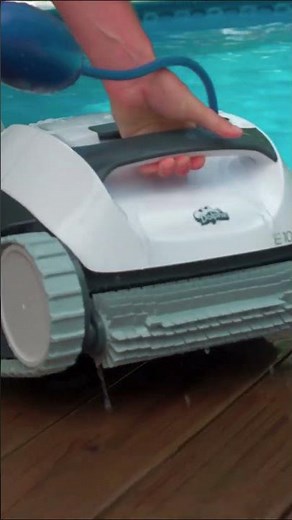 Dolphin E10: Watch it move, scrub, and clean your pool with ease.#DolphinE10 #Maytronics