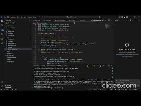 𝘼𝙪𝙩𝙤𝙢𝙖𝙩𝙚 𝙂𝙢𝙖𝙞𝙡 ➜ 𝙂𝙤𝙤𝙜𝙡𝙚 𝙎𝙝𝙚𝙚𝙩𝙨 𝙪𝙨𝙞𝙣𝙜 𝙋𝙮𝙩𝙝𝙤𝙣 🐍✨