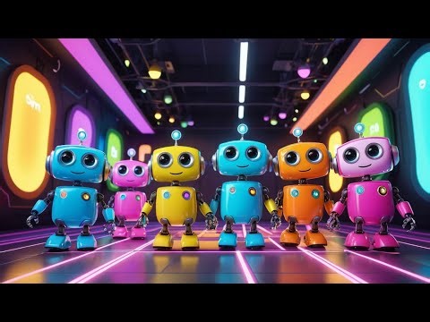 Toy Countdown — Robots Dance All Around Town! | Fun Robot Song for Kids | Silly Counting & Rhyme