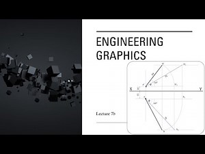 Projection of Lines| SOLVED QUESTION| Engineering Graphics - Lecture 07b