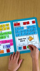 👀Watch me make this Word Building Folder! Comment FOLDER for the link ❤️ This word building folder will be your FAVORITE tool for small group and whole class phonics and spelling activities. Aligned with the Science of Reading, the folder gives your students the opportunity to practice spelling words related to a specific phonics concept. There are over 600 picture cards included for CVC words, CCVC and CVCC words, digraphs, trigraphs, magic e words, vowel teams, diphthongs, double consonants, 