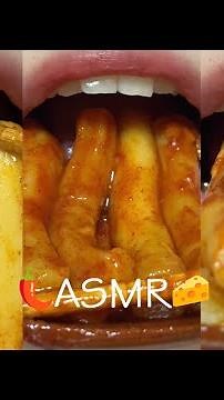 asmr SPICY CHEESE TTEOKBOKKI MUKBANG eating sounds