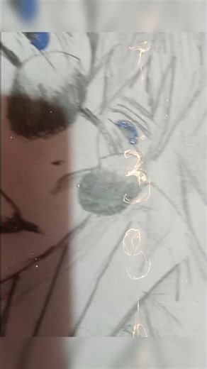 Gojo Satoru 🔥 Infinity Eyes Drawing #viral #art #drawing #sketch #shorts #gojosatoru #jujutsukaisen