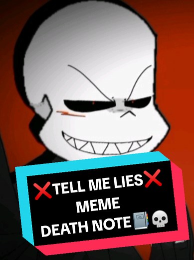 ❌TELL ME LIES MEME❌|ТЕТРАДЬ СМЕРТИ 📔💀/DEATH NOTE 📔💀|CROSS SANS ❤️❌|ANIMATION MEME #animation #crosssans #meme #deathnote #kira