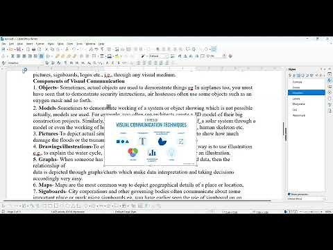 17 Alignment and Text wrapping in Libre Office Writer