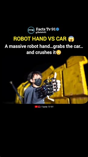 This Giant Robotic Hand Crushed a Car 😳