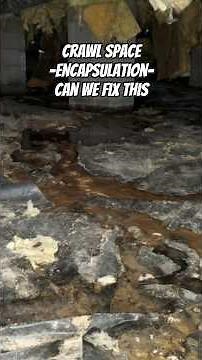 Crawl Space Encapsulation | How To Remove Standing Water