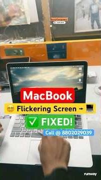 MacBook Screen Flickering When Moving Lid | A1502 Display Repair ✅ #shorts