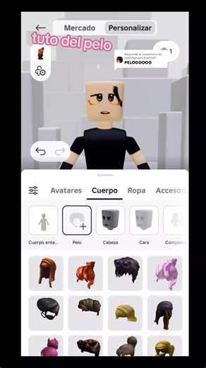 Tutorial para Cambiar el Pelo en Roblox Facilmente