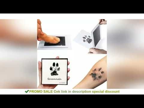 Paw Print Clean Touch Ink Pad, Dog Or Cat Pet Owner Keepsake, DIY Inkless Nose and Pawprint Impressi
