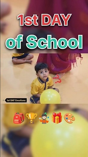 🏆 First Day of School + Preschool fun activities 🎒 Activity For Kindergarten🤹🏻 #GingleKidz #firstday