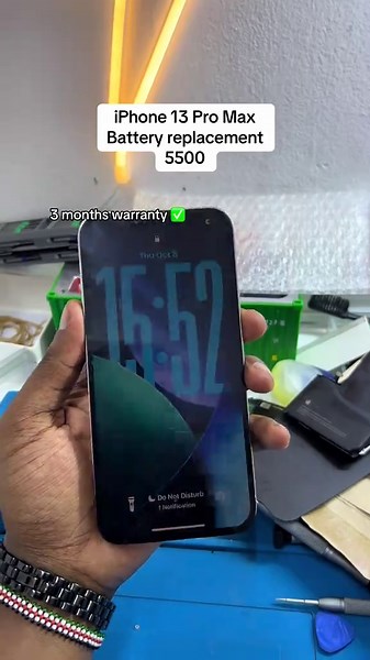 Original iPhone 13 Pro Max battery replacement #phonerepair #kenyantiktok🇰🇪 #fyp
