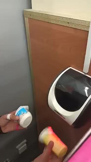 Innovative Digital Hand Sanitizer Dispenser in Action