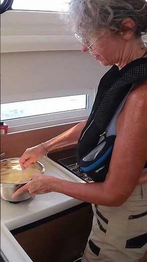 Making Pancakes on a boat
