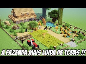 Minecraft: CONSTRUINDO UMA FAZENDA COM O RAFAELRGP