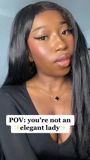 Apparently im not elegant but I wonder where these makeup “mistakes” stem from and why a group of people were chosen examples. #fyp #makeup #elegantlady #blackgirlmakeup