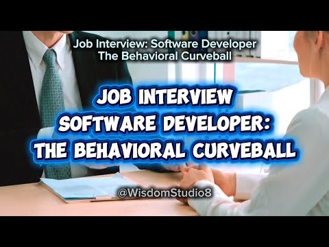Job interview | software developer: behavioral curveball 📋 Learning English Conversation listening