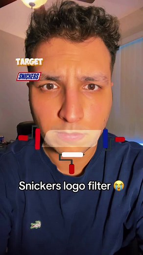 Snickers logo filter is impossible 😭 #snickers #logo #filter #game