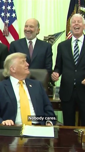 "Nobody cares:" President Trump interrupts Energy Secretary Chris Wright
