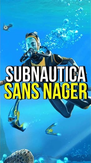 One player finished Subnautica WITHOUT SWIMMING