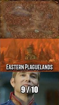 Ranking all Classic WoW Zones - EASTERN KINGDOMS #worldofwarcraft #wow #ranking