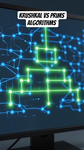 krushkal vs prims algorithms #mst #computerscience #datastructure #dsa #trending #shorts #coding