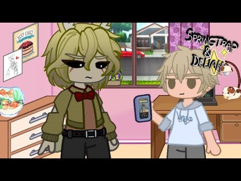 Springtrap & Deliah || Gacha club || Esp.3