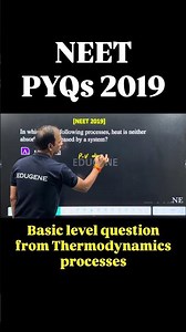 NEET 2019 PYQs | very easy question from thermodynamics | #neetpyq #neet2026