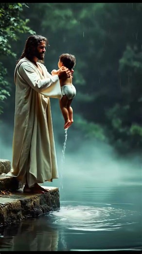 The Purest Moment Ever ❤️ Jesus Christ Holding a Baby (Faith & Love)