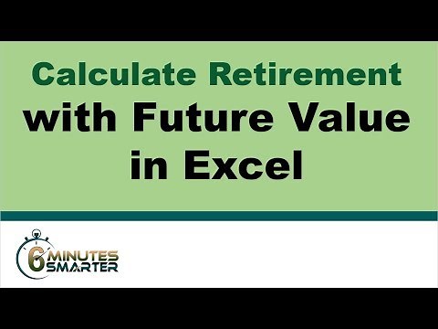 Calculate Future Retirement Fund with Excel FV Function