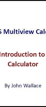 Introduction to TI 30XS Multiview Calculator