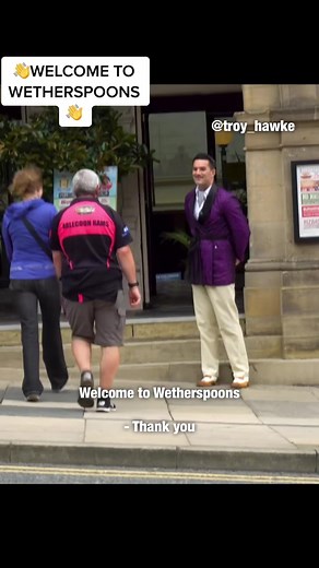 👏WELCOME TO WETHERSPOONS👏 the next instalment in The Greeters Guild #troyhawke #greetersguild #wetherspoons #hiddencameracomedy #hiddencamera