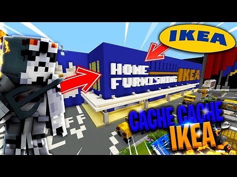 HIDE AND SEEK ON MINECRAFT MAP IKEA | GIANT STORE | SHOPPING CENTER PS4 FR!