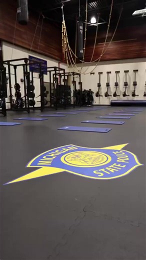 Recruits have started physical, first aid, firearms, patrol and defensive tactics training. #trooper #police