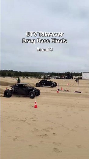 Sudden Death Drag Racing on Sand - UTV Takeover 💨 #utvracing #offroad