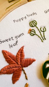 4K views · 115 reactions | Woo-hoo, I'm excited to introduce you to our new pattern. Say hello to Autumn Leaf Stitch Sampler! This pattern is a wonderful way to learn and practice a range of autumn leaves. Then you can use these skills on fall patterns to your heart’s content!. Grab your kit while stocks last: cleverpoppy.com  #embroidery #modernembroidery #DIY #beginnerembroidery #crafts 瑱 | Clever Poppy | Facebook