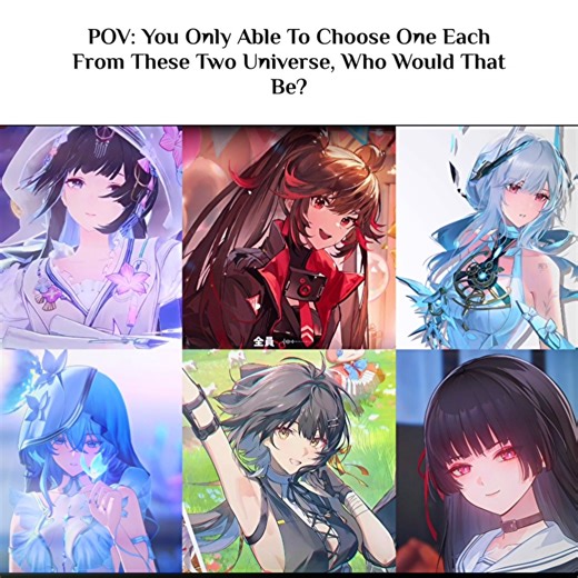 1 From PGR And 1 From WuWa, So.. Who Are Your Choices? #wutheringwaves #pgr