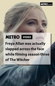 It was the slap heard around the world, but The Witcher star Freya Allan has revealed it was actually real! | Metro