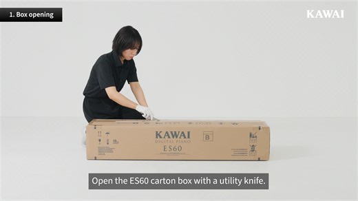 【第一键盘】Kawai ES60数码钢琴组装/安装教程
