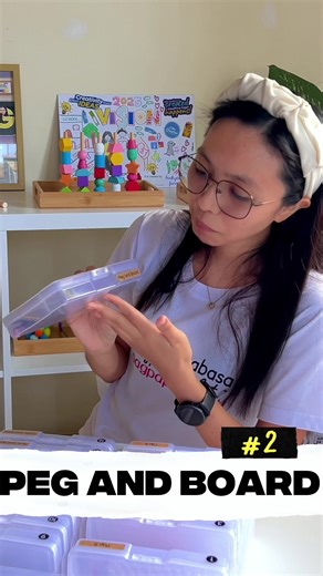 FMS Kit No. 2 is PEG and BOARD! #teachergirl #finemotorskills #finemotoractivity #tutoring