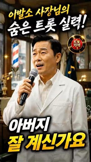 가위를 내려놓고 처음 마이크를 잡았습니다... #중년트롯