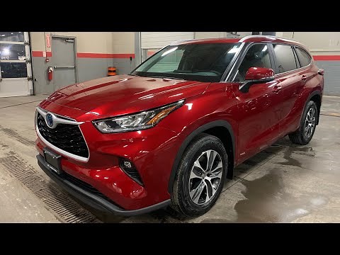 2023 Toyota Highlander XLE AWD Hybrid - Walk Around (Ruby Flare Pearl)