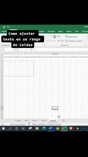 Cómo ajustar texto en Excel fácilmente
