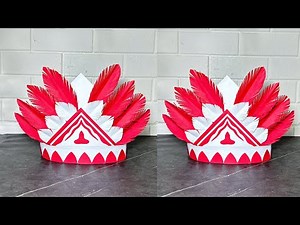 HOW To Make Paper Hat - Birtday Cap Making At Home