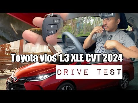 Drive Test | New Toyota VIOS 1.3 XLE CVT 2024 Red Mica Metallic