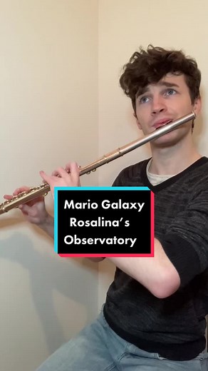 Rosalina's Observatory Flute Performance | Mario Galaxy