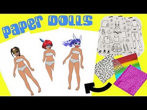 Miraculous Ladybug DIY Paper Doll Fashions for Rena Furtive, Vesperia, Bunnyx! Inkfluencer Style