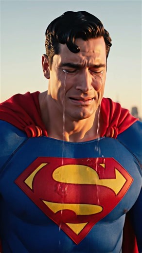 superman Crying?😰